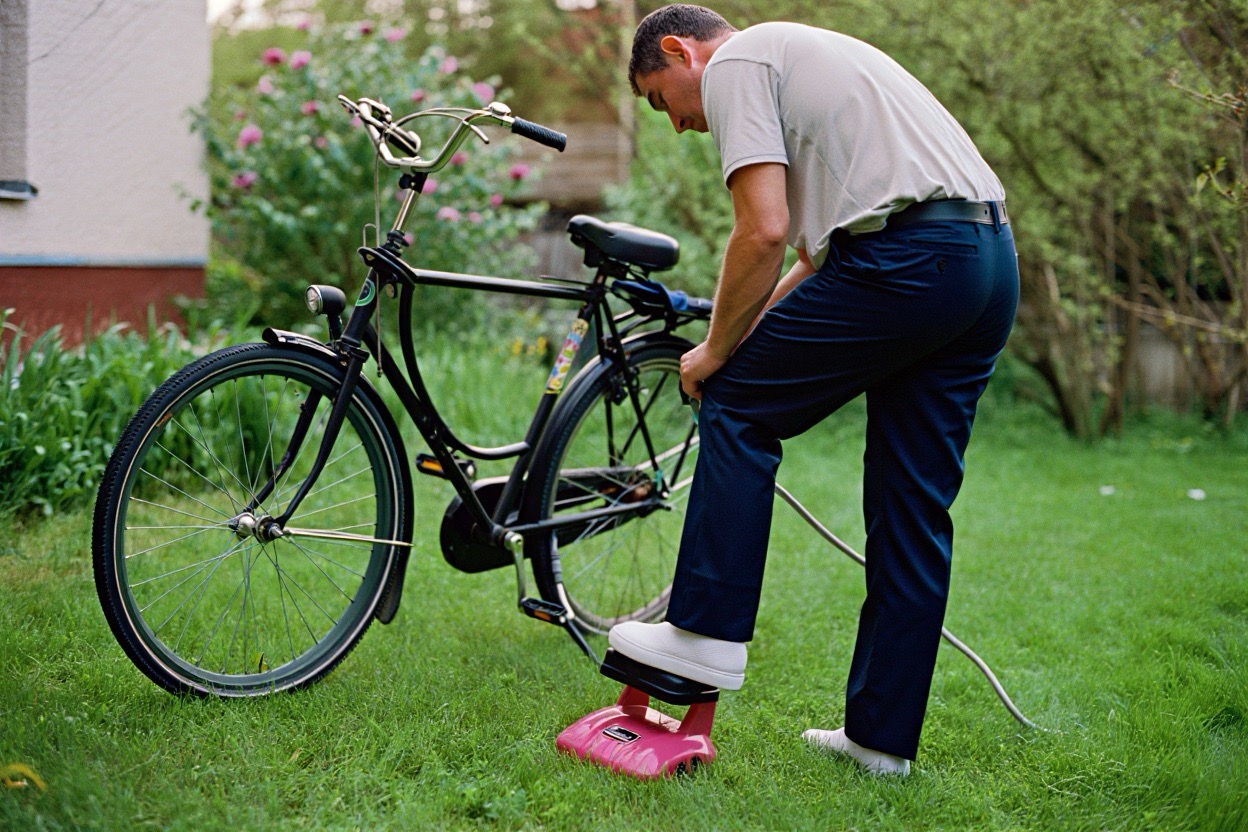 gonfler-pneu-velo-sans-pompe-a-velo-avec-pompe-matelas gonflage d'un pneu vélo avec une pompe matelas ou ballon